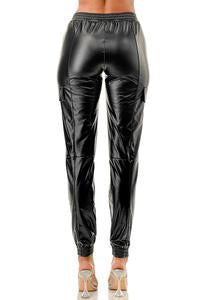 Pleather Cargo Pant